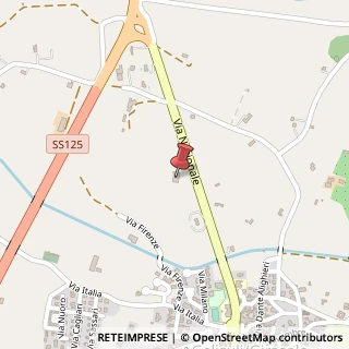 Mappa Strada Statale 125 Orientale Sarda, 125, 08040 Girasole, Nuoro (Sardegna)