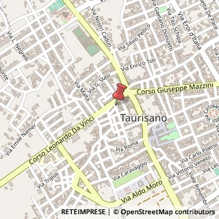 Mappa Corso Vanini, 54, 73056 Taurisano, Lecce (Puglia)