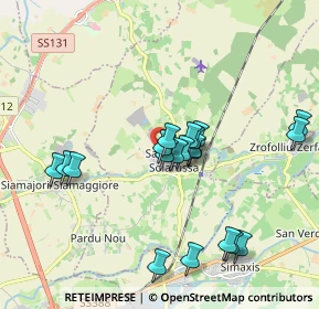 Mappa Via Tirso, 09077 Solarussa OR, Italia (1.9225)