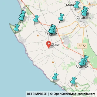 Mappa Via Marina Fiumi, 73055 Racale LE, Italia (6.4065)