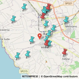 Mappa Via Marina Fiumi, 73055 Racale LE, Italia (2.553)