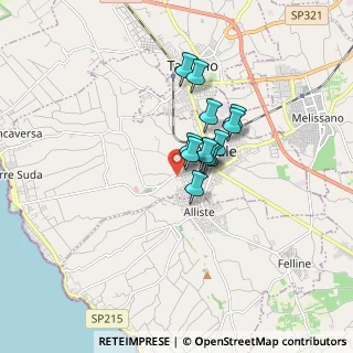 Mappa Via Marina Fiumi, 73055 Racale LE, Italia (1.15)