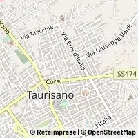 Kaart Taurisano