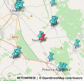 Mappa Via F. Bottazzi, 73056 Taurisano LE, Italia (5.823)