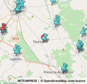 Mappa Via F. Bottazzi, 73056 Taurisano LE, Italia (6.7795)