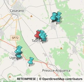 Mappa Via F. Bottazzi, 73056 Taurisano LE, Italia (3.62)