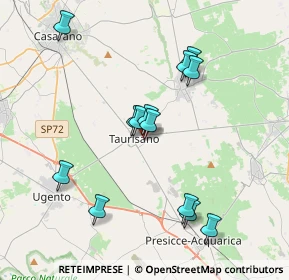 Mappa Via F. Bottazzi, 73056 Taurisano LE, Italia (3.98692)