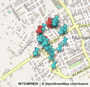 Mappa Via SS. Crocefisso, 73056 Taurisano LE, Italia (0.15862)