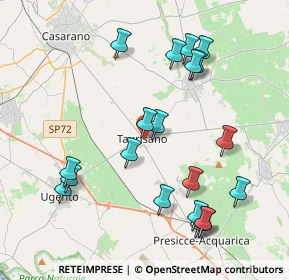 Mappa Via Alcide De Gasperi, 73056 Taurisano LE, Italia (4.709)