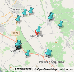 Mappa Via Alcide De Gasperi, 73056 Taurisano LE, Italia (5.09579)