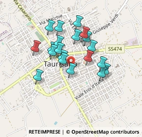 Mappa Via Alcide De Gasperi, 73056 Taurisano LE, Italia (0.389)