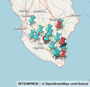 Mappa Via Filippo Lopez, 73056 Taurisano LE, Italia (10.4805)