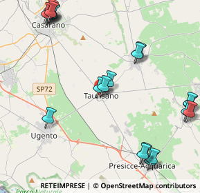 Mappa Via Principe di Piemonte, 73056 Taurisano LE, Italia (5.9345)