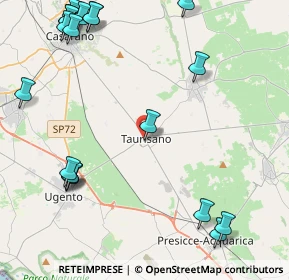 Mappa Corso Vanini, 73056 Taurisano LE, Italia (6.5425)