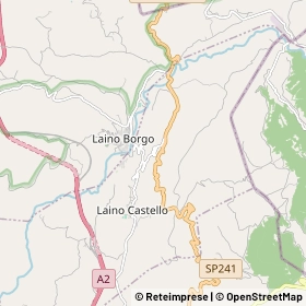 Mappa Laino Borgo