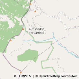 Mappa Alessandria del Carretto