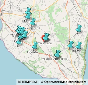 Mappa Via Malta, 73056 Taurisano LE, Italia (8.806)