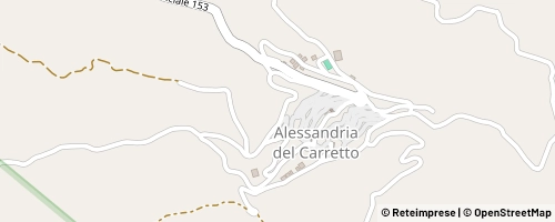Mappa Alessandria del Carretto