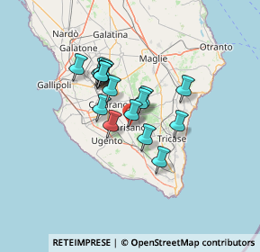 Mappa Via Miggiano, 73056 Taurisano LE, Italia (10.36176)