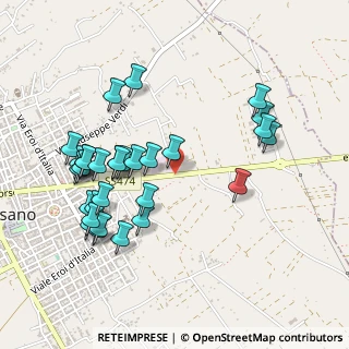 Mappa Via Miggiano, 73056 Taurisano LE, Italia (0.55667)