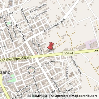 Mappa Via Quarto, 13, 73056 Taurisano, Lecce (Puglia)