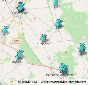 Mappa 73056 Taurisano LE, Italia (6.535)