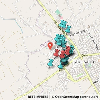 Mappa Via Gagliardo, 73056 Taurisano LE, Italia (0.40345)