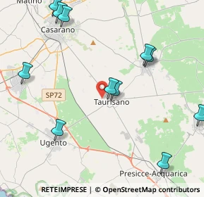 Mappa Via Gagliardo, 73056 Taurisano LE, Italia (5.77333)