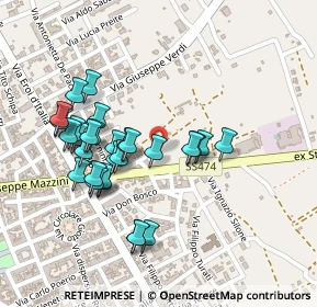 Mappa SP374, 73056 Taurisano LE, Italia (0.23448)