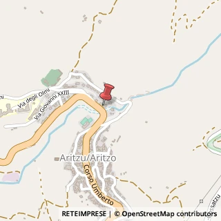 Mappa Corso Umberto, 31, 08031 Aritzo, Nuoro (Sardegna)