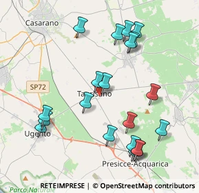 Mappa Via Giovanni XXIII, 73056 Taurisano LE, Italia (4.635)