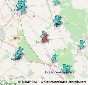 Mappa Via Giovanni XXIII, 73056 Taurisano LE, Italia (5.7265)