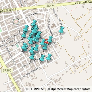 Mappa Via Bottazzi, 73056 Taurisano LE, Italia (0.2)