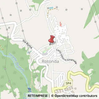 Mappa Via dei Rotondesi in Argentina, 2, 85048 Rotonda, Potenza (Basilicata)
