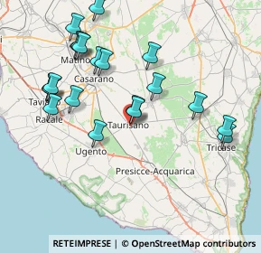 Mappa Via Lecce, 73056 Taurisano LE, Italia (9.001)