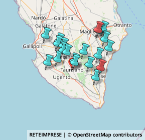 Mappa Via Lecce, 73056 Taurisano LE, Italia (11.4925)