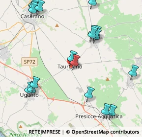 Mappa Via Armando Diaz, 73056 Taurisano LE, Italia (5.827)