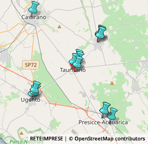 Mappa Via Armando Diaz, 73056 Taurisano LE, Italia (4.24857)