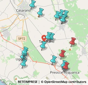 Mappa Via Ada Negri, 73056 Taurisano LE, Italia (4.864)