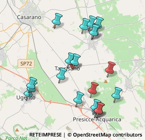 Mappa Via Firenze, 73056 Taurisano LE, Italia (4.622)
