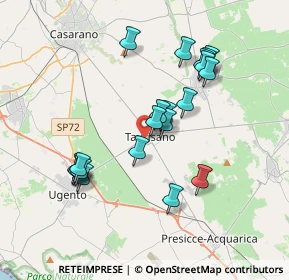 Mappa Via Addis Abeba, 73056 Taurisano LE, Italia (3.7255)