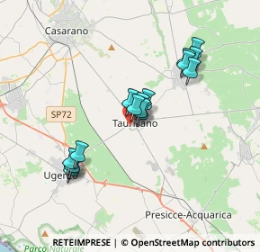 Mappa Via Addis Abeba, 73056 Taurisano LE, Italia (3.33313)