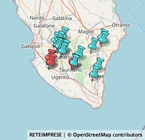 Mappa Via Sandro Pertini, 73056 Taurisano LE, Italia (10.294)