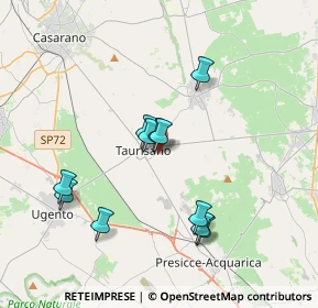 Mappa Via Sandro Pertini, 73056 Taurisano LE, Italia (3.58364)