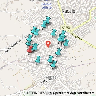 Mappa Via Giacomo Matteotti, 73055 Racale LE, Italia (0.4335)