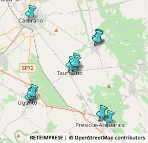 Mappa Via Clemenza, 73056 Taurisano LE, Italia (4.27286)