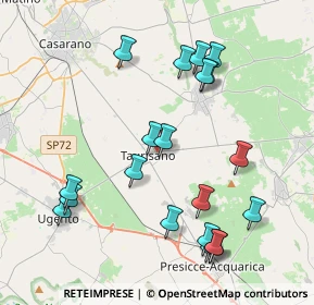 Mappa Via Clemenza, 73056 Taurisano LE, Italia (4.7055)