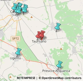 Mappa Via Clemenza, 73056 Taurisano LE, Italia (5.79615)