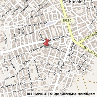 Mappa Via Addis Abeba, 50, 73055 Racale, Lecce (Puglia)