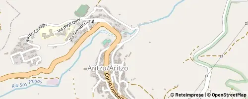 Mappa Aritzo